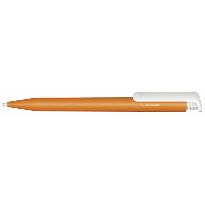SENATOR Super hit bio guľôčkové pero z biologicky odbúrateľného materiálu, modrá náplň, oranžová